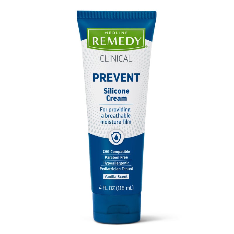 Medline Remedy Clinical Silicone Cream, Vanilla Scented, 4 oz. - Image 1
